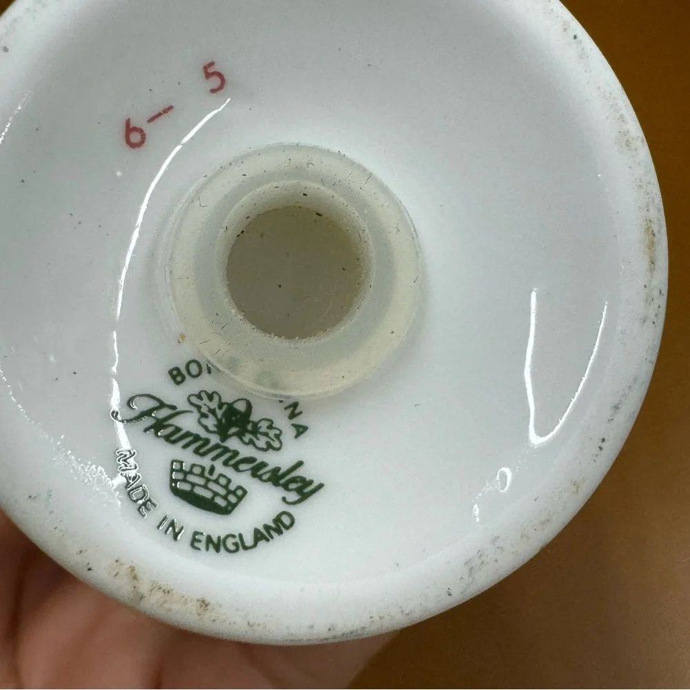 Bone China Salt & Pepper Set Grandmother's Rose by Hammersley Made in England